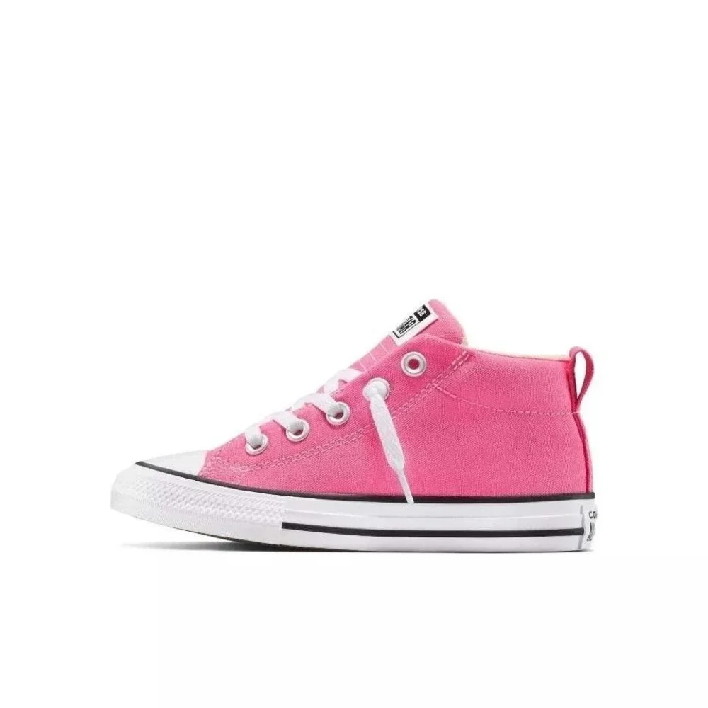 Converse Street Mid Top Sneakers Pink Size 1 Kids New With Tags
